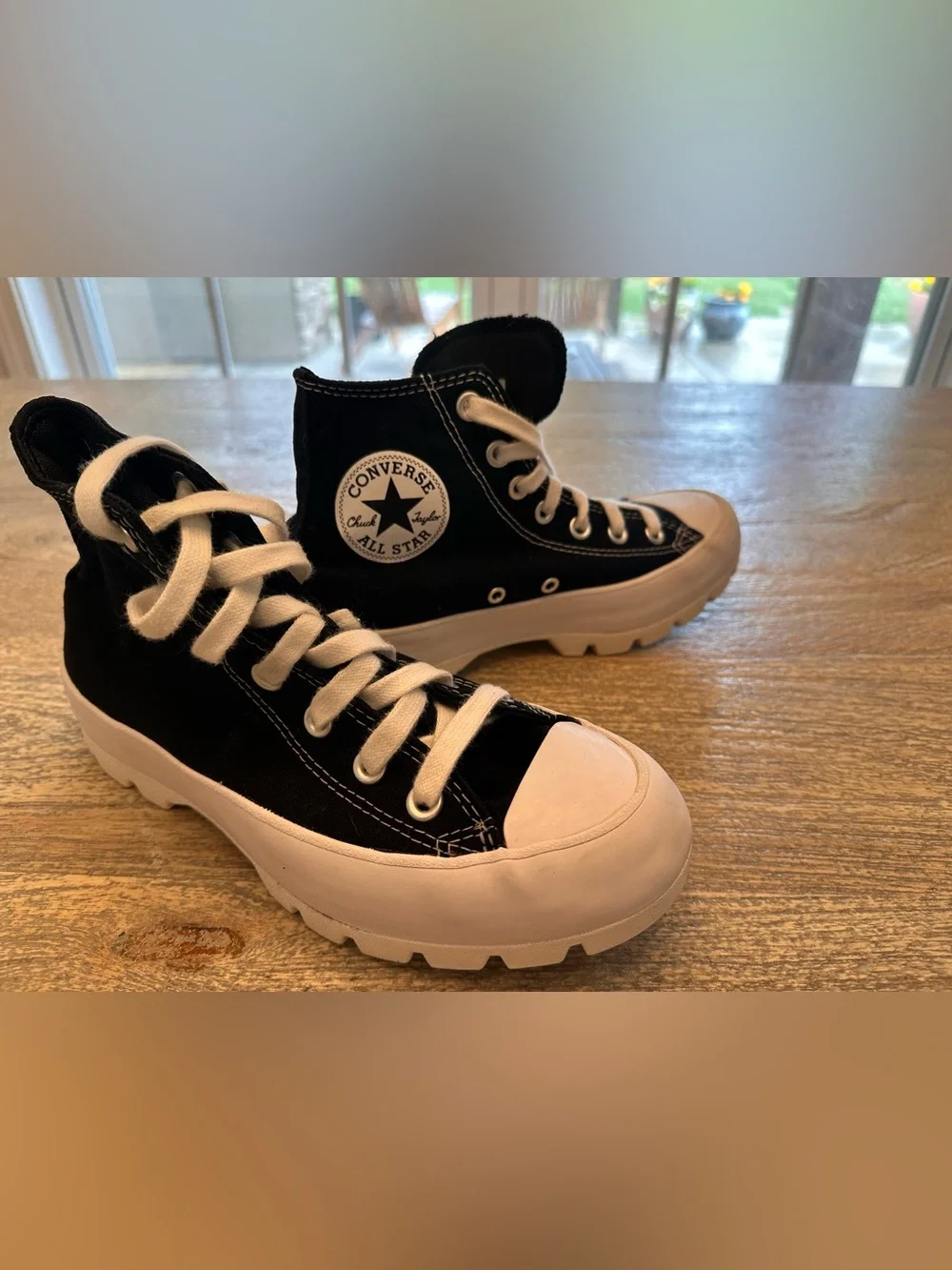 Converse Kids Black and White High-Top Sneakers